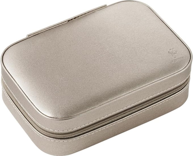 Sieradendoos – Dames – Reisformaat – Goud - glitters