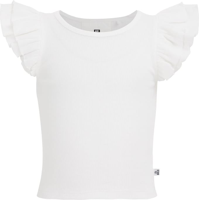 WE Fashion Meisjes cropped top met ruches