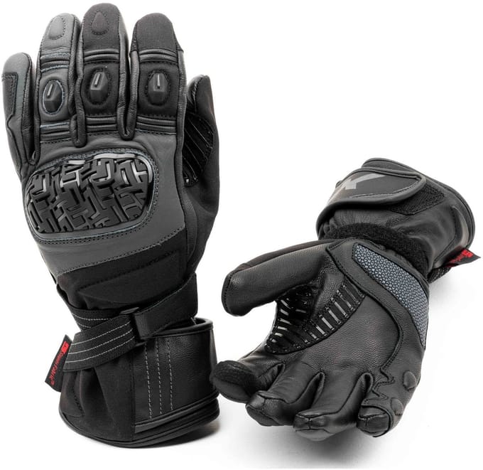 DXR Motorhandschoenen - Winterbries - Zwart - S