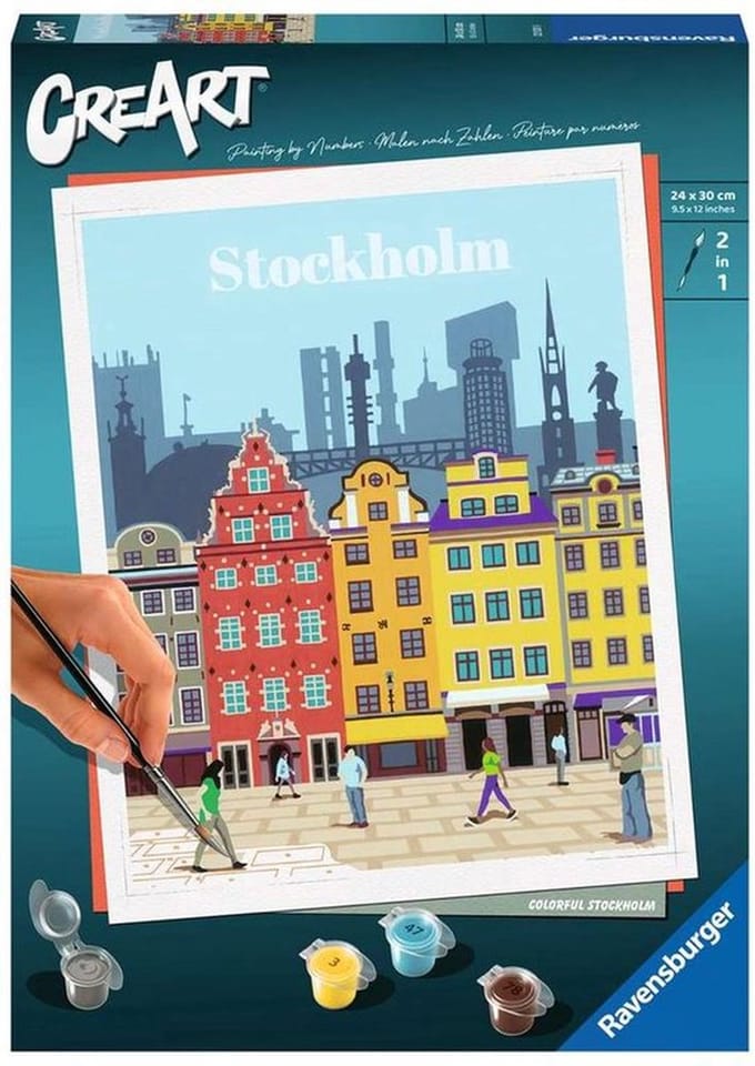 Ravensburger Creart Colourful Stockholm