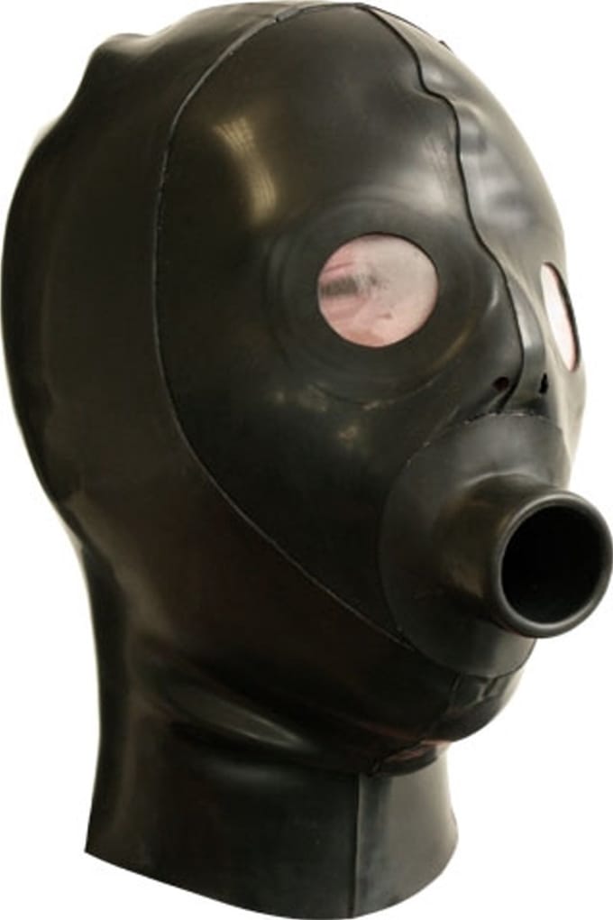 Mister b rubber extreme vloeistof gag masker