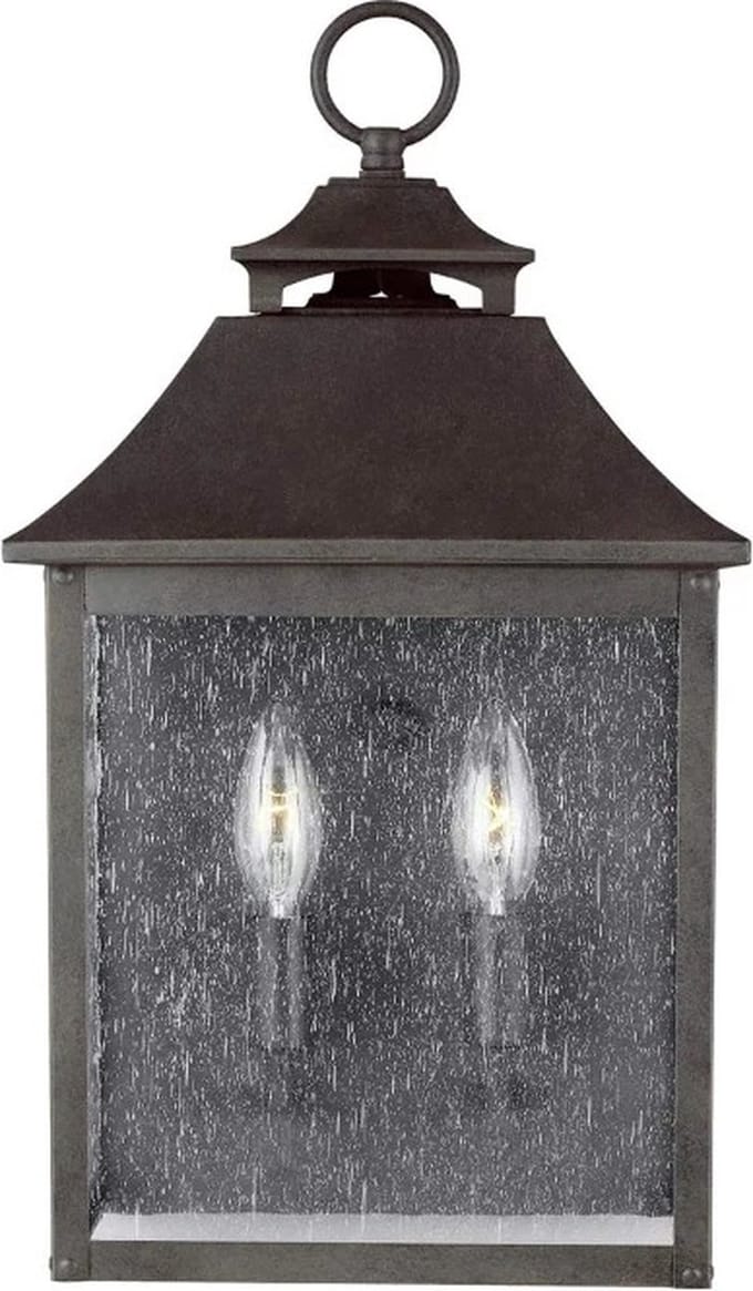 Feiss LED Buitenlamp Galena | 2X E14 Max 40W | IP44 | Dimbaar | Sable