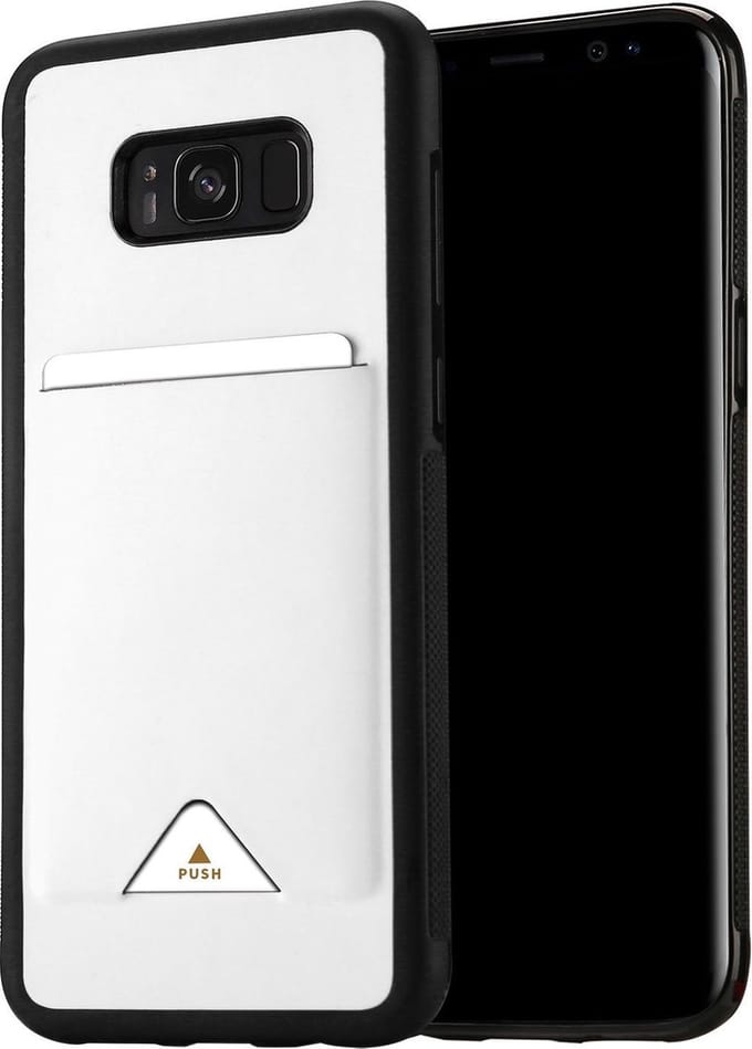 Dux Ducis - Samsung Galaxy S8 Plus hoesje - Pocard Series - Back Cover - Wit