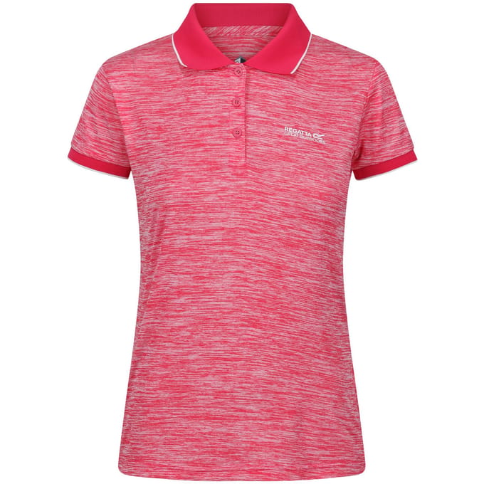 Regatta Dames/dames Remex II Polo Hals T-Shirt (Pioenroos)