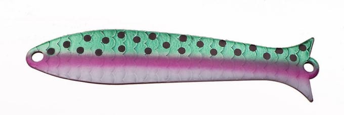 Snelle Spinflaeser, 1/6 oz, Regenboogforel Look