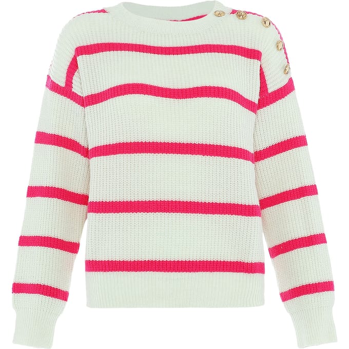 Faina Jumper Dames gebroken wit roze