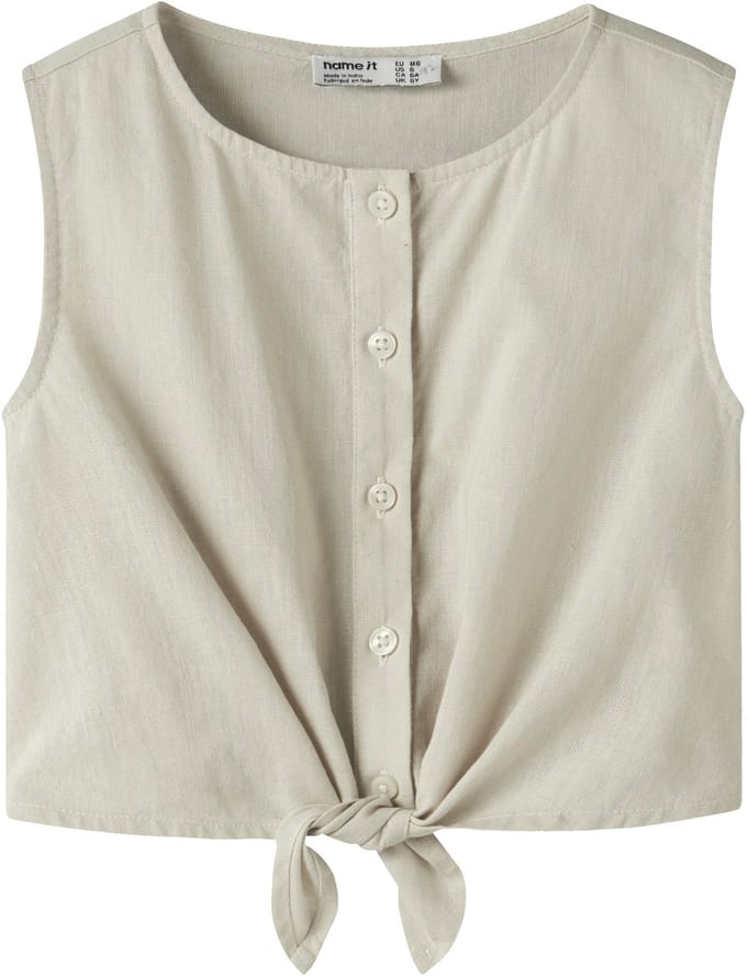 NAME IT - NMFFALINNEN SL TOP - Meisjes - Blouses