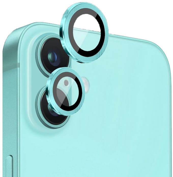 Solidenz Camera Lens Protector - Geschikt voor Apple iPhone 16 / 16 Plus - Groen