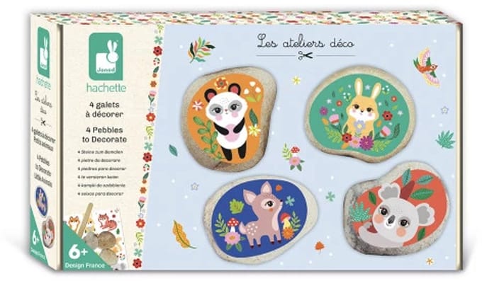 Janod - Atelier - Deco - 4 decoratiestenen