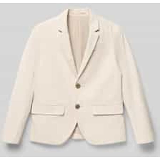 regular fit blazer van mix van katoen en linnen model 'MARTIN'