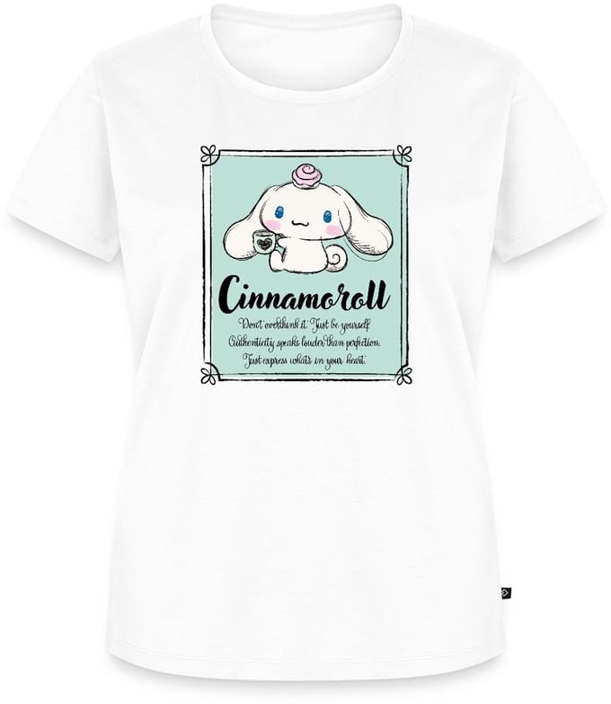 Cinnamoroll Don't Overthink It. Just Be Yourself Premium T Shirt Dames