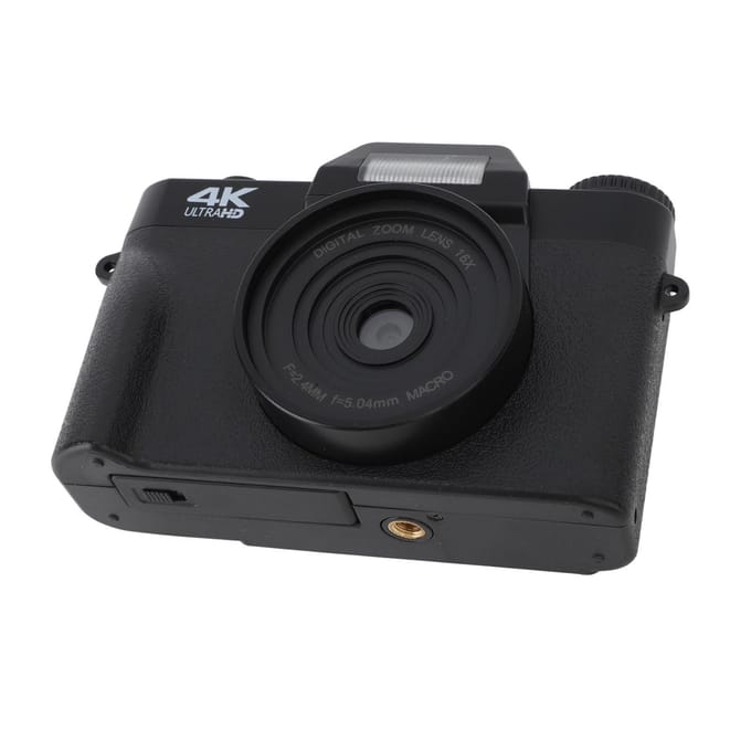 4K HD Digitale Camera 48MP 16x Digitale Zoom Autofocus Anti-Shake 3.0 Inch IPS Scherm Zakformaat Compact