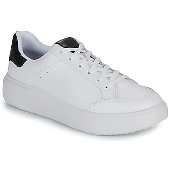 FitFlop vrouwen sneaker - Rtg Sequin-Backtab Leather Sneakers - Urban White/Black