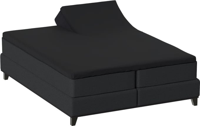 Bella Donna Piccola - Hoeslaken - Splittopper - 1 split - Jersey - 180x210/220 - zwart
