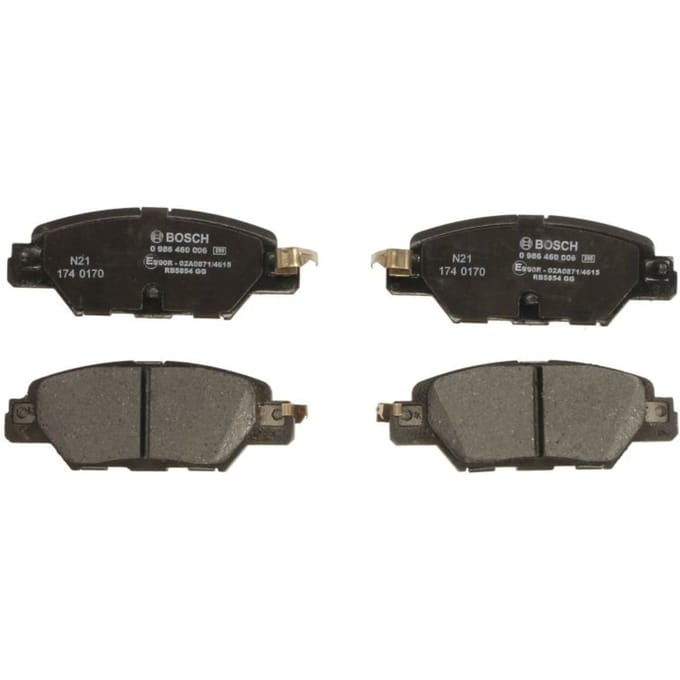 Remblokset BOSCH 0 986 460 006, achter