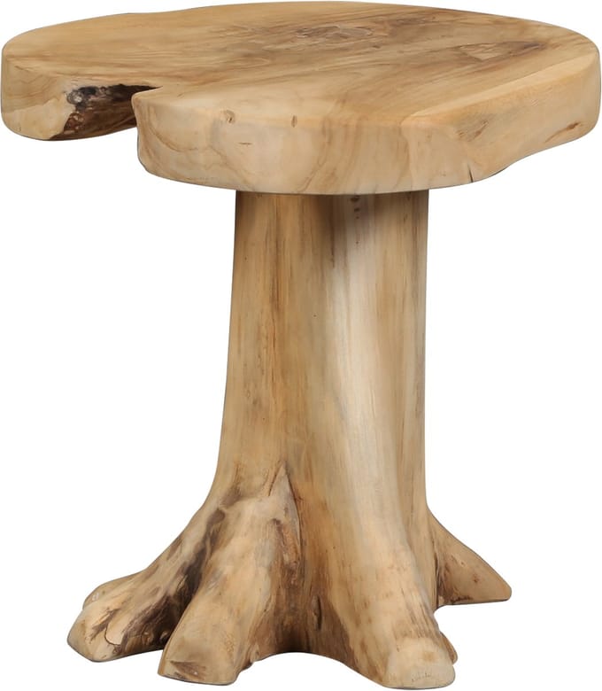 Houten bijzettafel - plantenstandaard