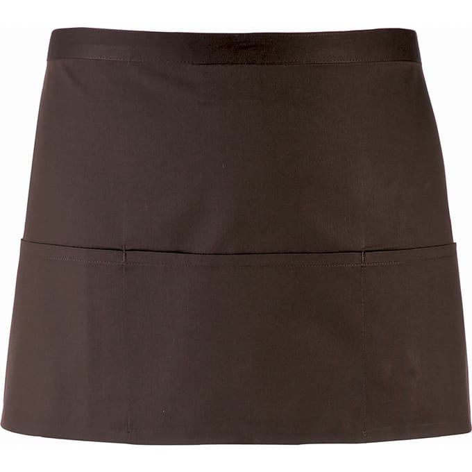Premier Dames/Dames Kleuren 3 Zakschort / Werkkleding (Bruin)