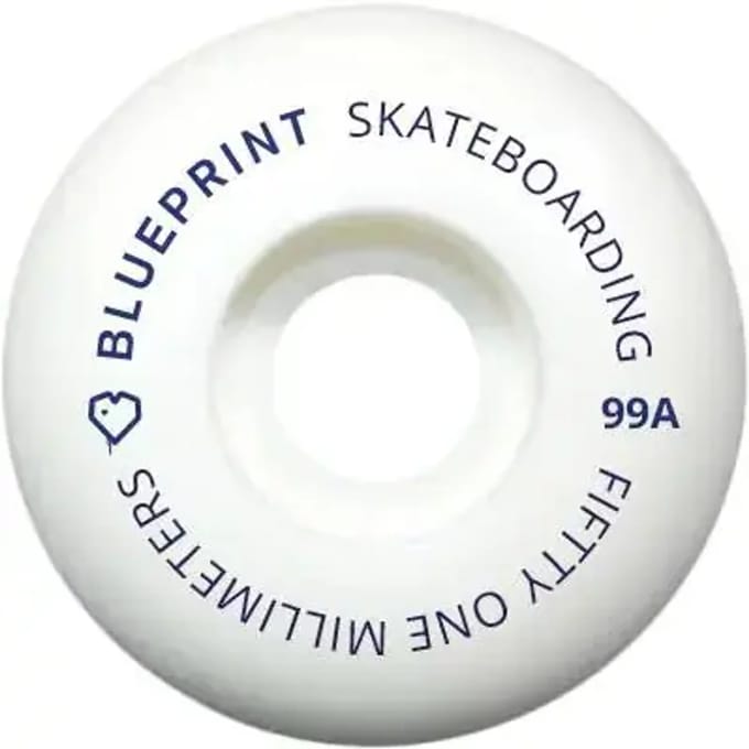 Skateboard wiel Blueprint Mini Heart (x4)