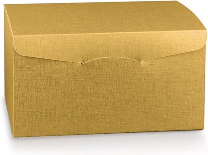 Geschenkdoos karton GOUD, 44x34x37cm (20 stuks)