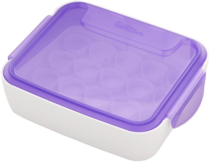 Wilton Icing Color Opbergbox met Deksel - Organizer Voedingskleurstoffen