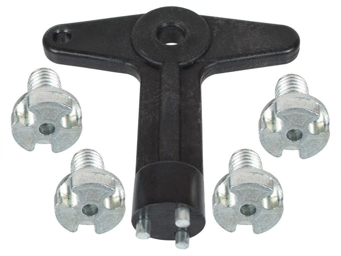 M Modecar - Schroevenset met Sleutel - Opel Modellen - 18 mm - ABS Materialen