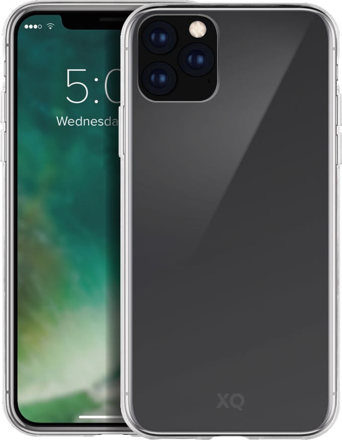 Xqisit flexibel hoesje TPU case iPhone 11 Pro Max - Transparant