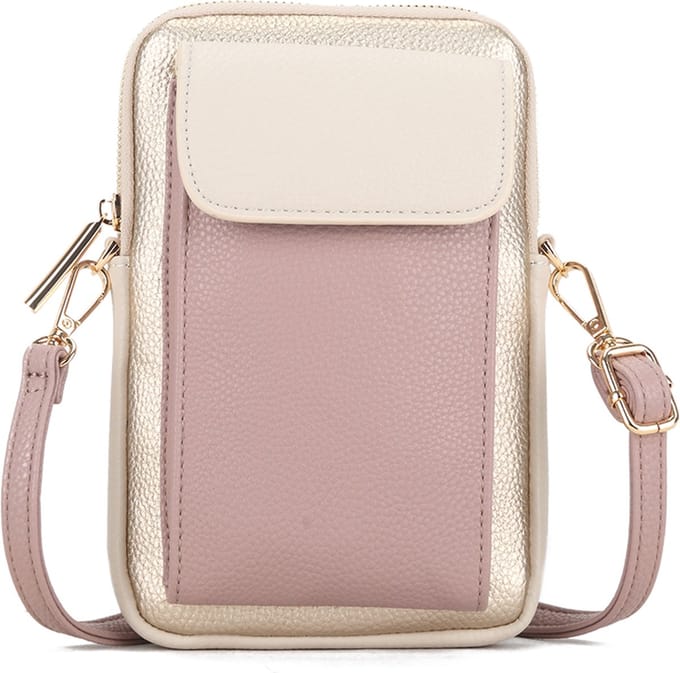 Giuliano Telefoontas metallic Roos - nude/beige/goud