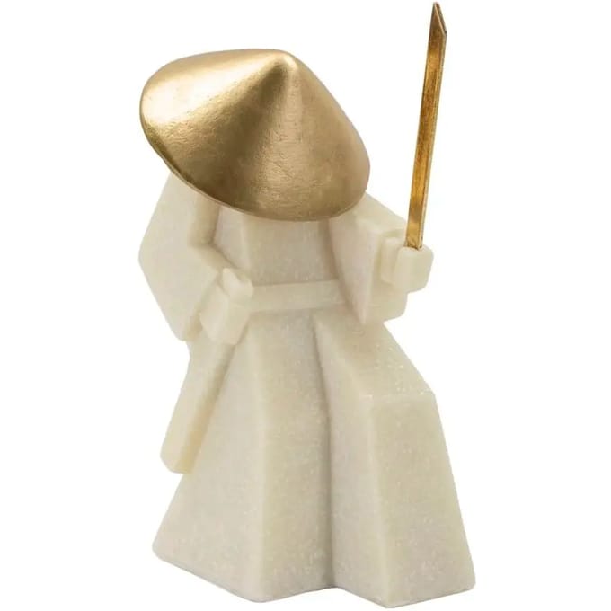 Decoratie Samurai Toku Quarzy -b 14×9×24,5 cm