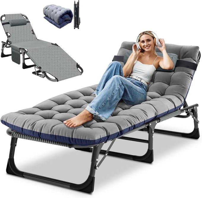 Vouwbed - Logeerbed met Matras - Plooibed - Opklapbed