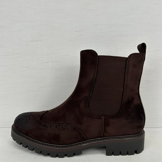 Geweldige boots met leuke afwerking bruin Bruin / 36