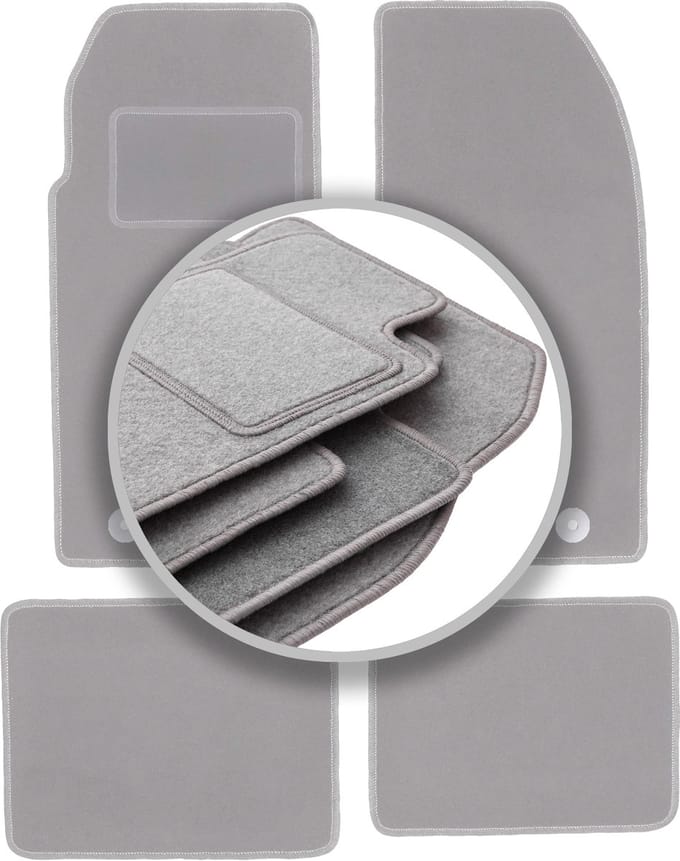 Automatten asgrijs voor: Peugeot 205 cabrio (1983-1998)