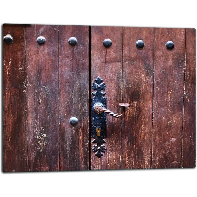 TMK ArtDeko - Snijplank Glas - 52x40cm - Kleurrijk - Antislip