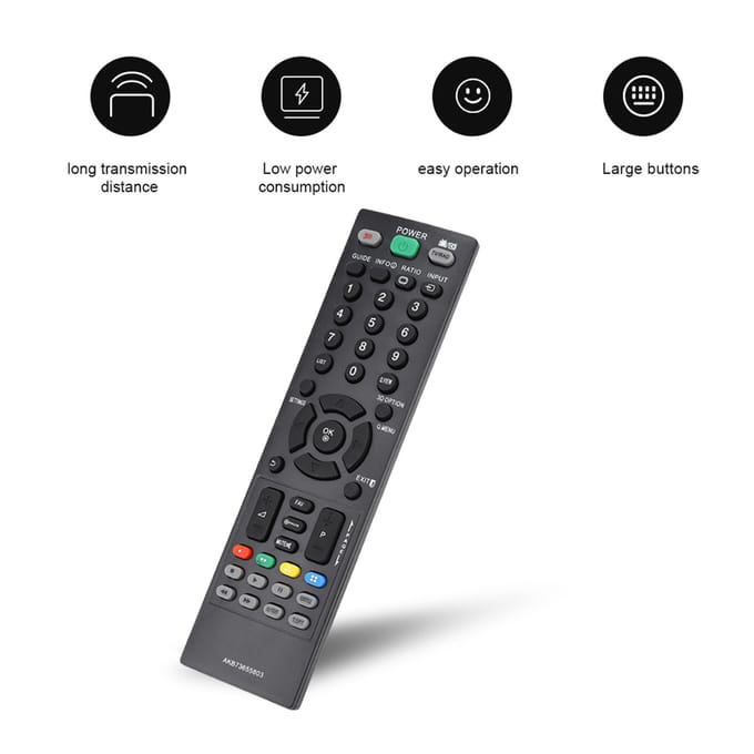 Slimme TV Afstandsbediening Televisie Controller voor LG 32LM669S 42LM649S black