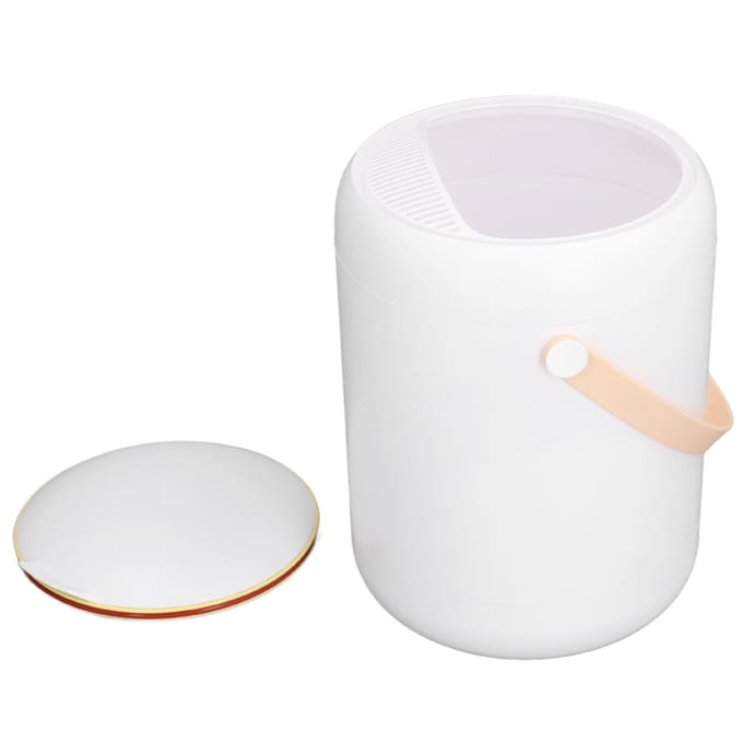Mini Machine à Laver Portable Lave-linge Intelligent pour Sous-vêtements Capacité 3L blanc