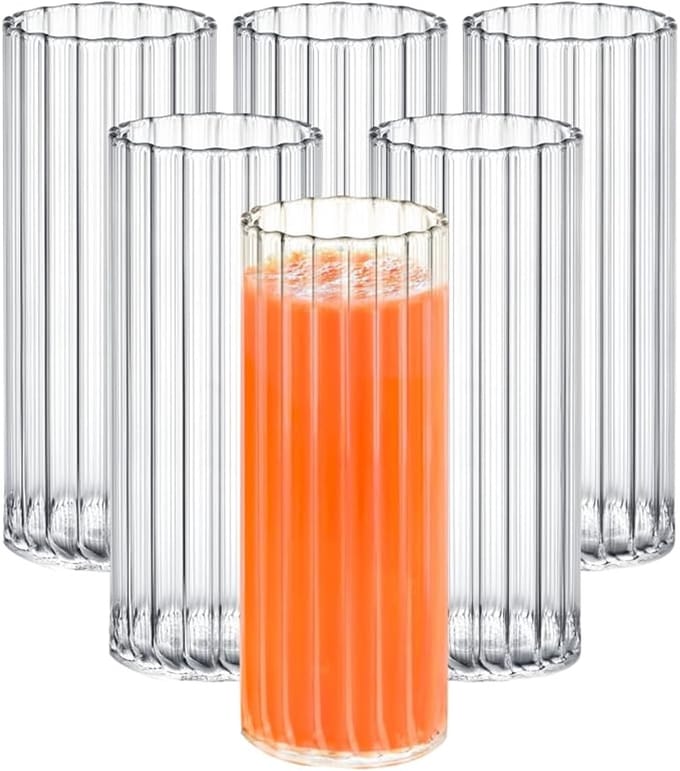 Wilmax Glas 350 ml Borosilicaatglas 6-delige set WL-888626/A6