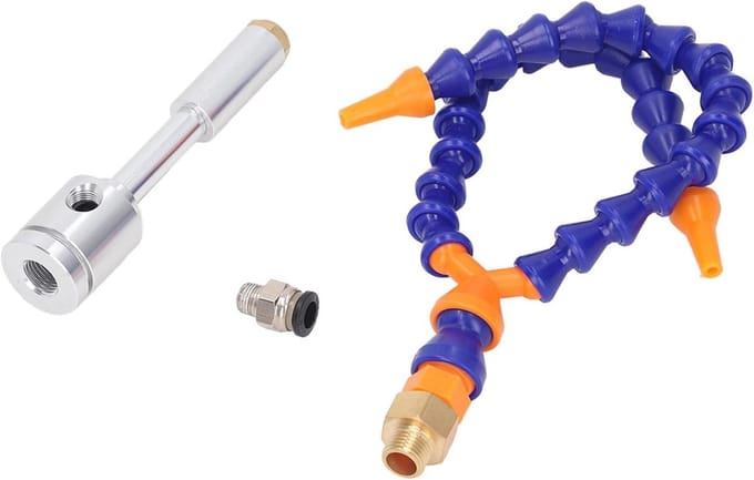Koudeluchtpistool Set - Dubbele Kop - Apparatuur Koelen - Snelle Temperatuurverlaging - 7 Bar - Aluminium