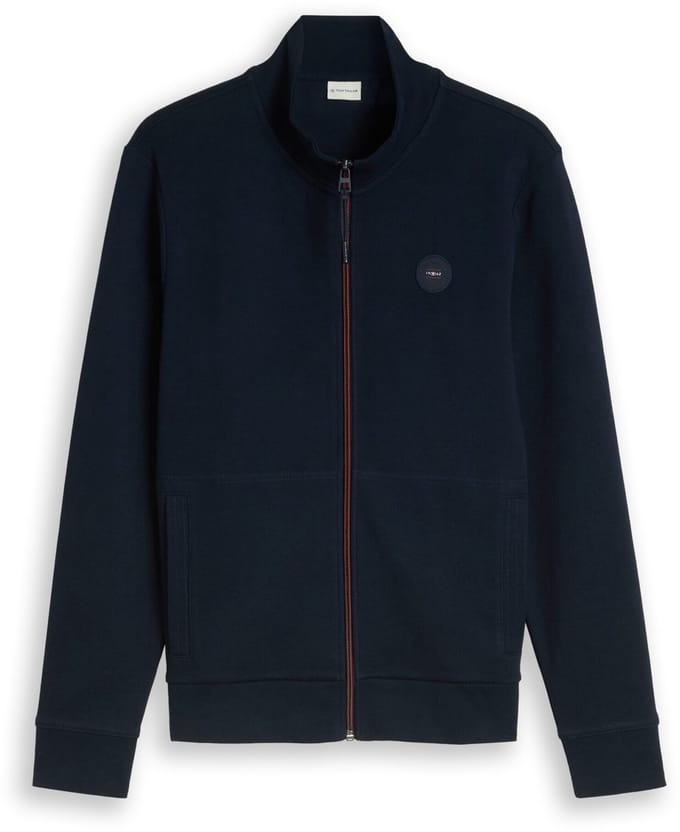 Tom Tailor - Heren sweater - Maat S - Mannen - MARINE - katoen