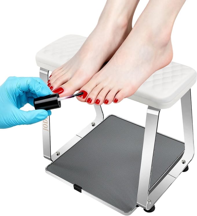 Verstelbare Voetensteun voor Pedicure Thuis - Comfortabel en Stevig