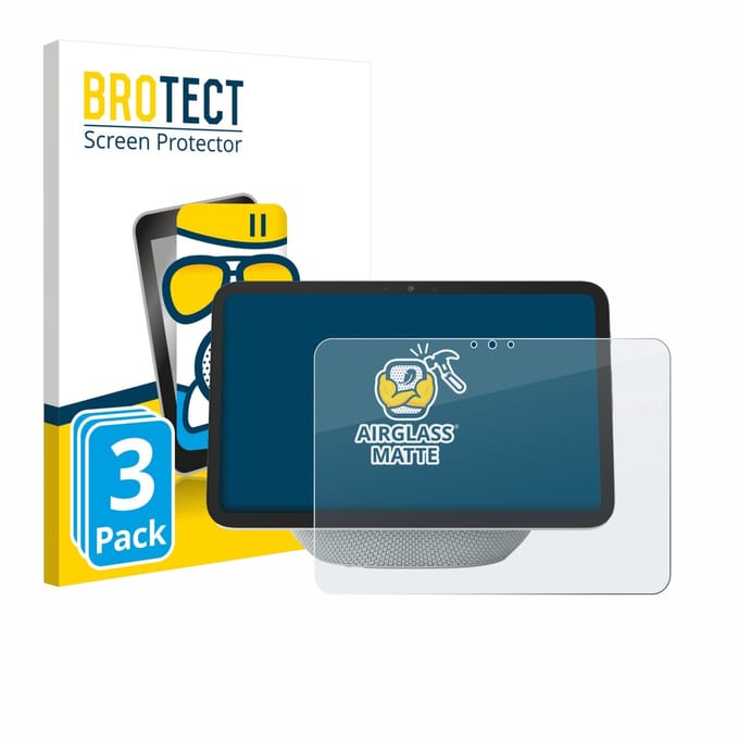 BROTECT - Screenprotector voor Amazon Echo Show 11 2025 - Folie Beschermfolie Beschermglas matte 3 Stuks