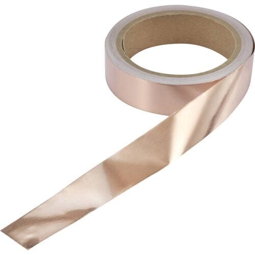 TRU COMPONENTS ESD-klittenband 10 m Koper (l x b) 10 m x 25 mm CU-F2.5R1000