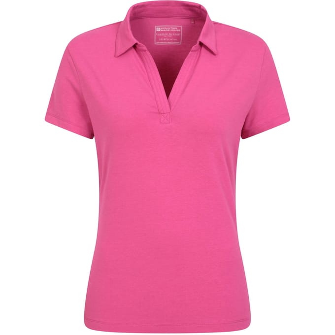 Mountain Warehouse Dames/Dames UV-bescherming Poloshirt (Helder Roze)