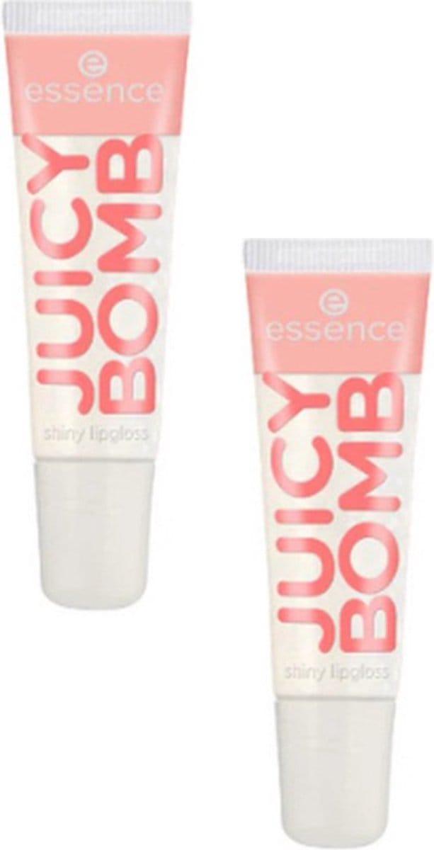 2x Essence Juicy Bomb Shiny Lipgloss 101 Lovely Litchi | 2-pack