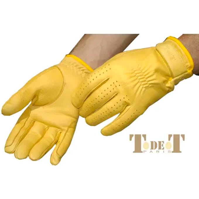 Leren rijhandschoenen T de T