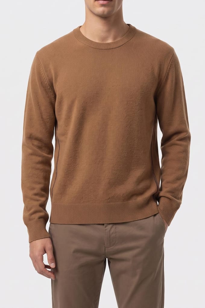 The Kooples Pull Col Round Detail Brilliant Dark Camel Taglia: M | Maglioni a maglia Outlet | Uomo | Marrone