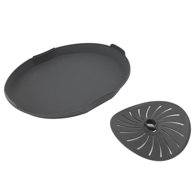 Hittebestendige siliconen pan voedselprocessor mesbeschermer voor Vorwerk Thermomix TM5 black