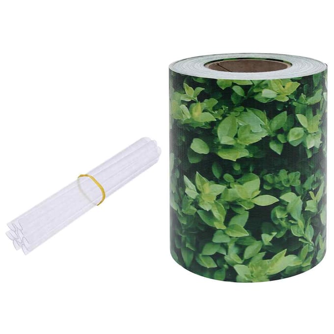 vidaXL - Privacystrip - 70x0,19 - m - PVC - groen