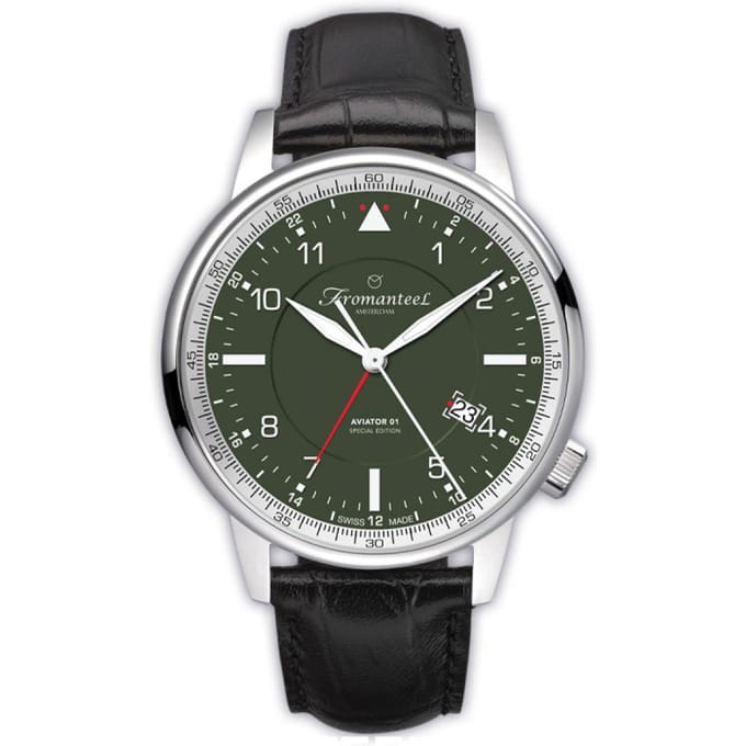 Fromanteel Aviator 01 - GMT Swiss Made - Laatste voorraad!