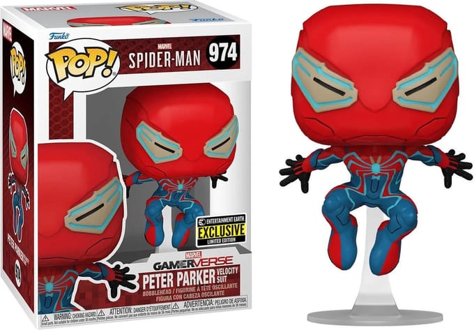 Funko Pop! Marvel Spider-Man 2 - Peter Parker Velocity Suit (EE Exclusive) #974