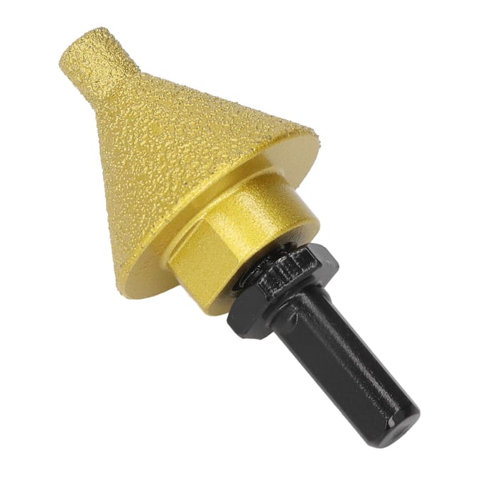 Diamant Afschuiningsfrees 38mm Diameter Gat Vergroten Trimmen Slijpen Bit met M14 Adapter Stift