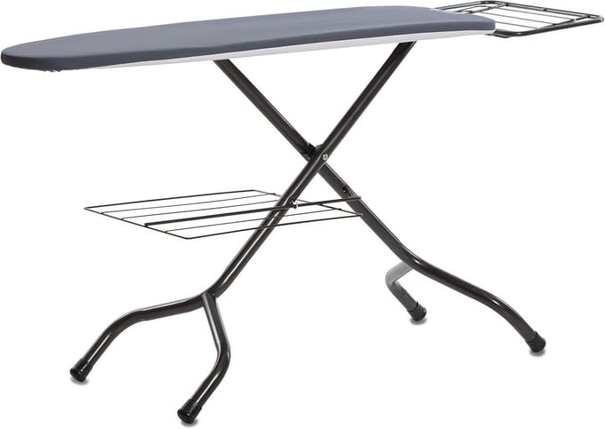 Strijkplankovertrek - Strijkhoes - Strijken - Dikte bekleding - 128x44 cm - Grijs